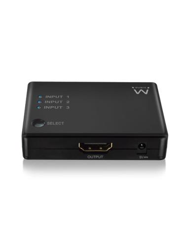 Ewent EW3730 interruptor de video HDMI