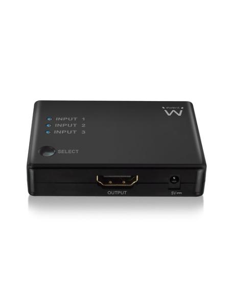 Ewent EW3730 interruptor de video HDMI