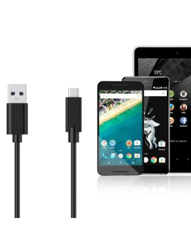 Ewent EC1044 cable USB USB 3.2 Gen 1 (3.1 Gen 1) 3 m USB A USB C Negro