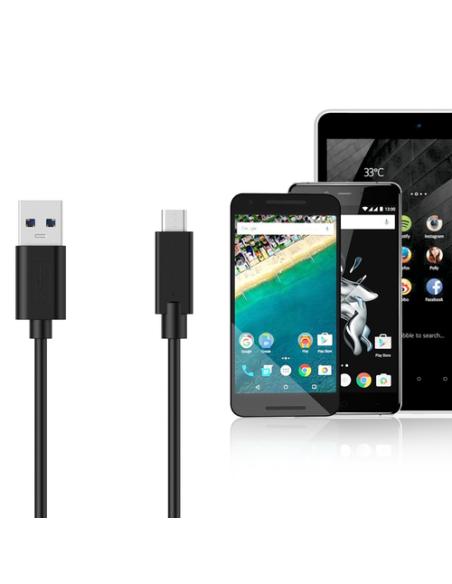 Ewent EC1044 cable USB USB 3.2 Gen 1 (3.1 Gen 1) 3 m USB A USB C Negro