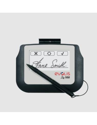 TABLETA EPAD FIRMA DIGITAL EVOLIS SIG100 / FIRMA EN PC Y EN TABLETA / SIGNOSING/2 / USB / 4" P/N: 15STBE1052UEVL