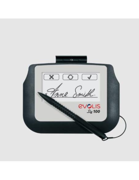 TABLETA EPAD FIRMA DIGITAL EVOLIS SIG100 / FIRMA EN PC Y EN TABLETA / SIGNOSING/2 / USB / 4" P/N: 15STBE1052UEVL