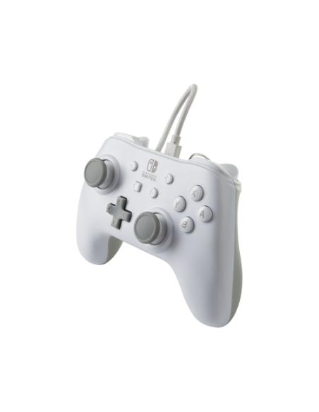 PowerA 1517033-01 mando y volante Gris, Blanco USB Gamepad Analógico Nintendo Switch