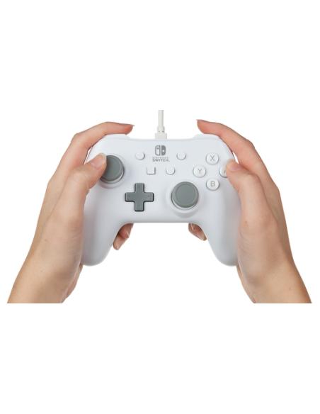 PowerA 1517033-01 mando y volante Gris, Blanco USB Gamepad Analógico Nintendo Switch