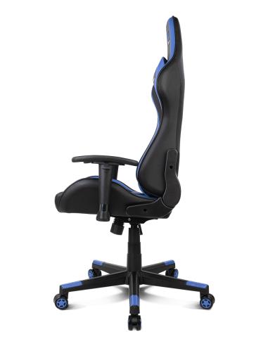 DRIFT DR90V8BL silla para videojuegos Silla para videojuegos de PC Asiento acolchado Negro, Azul