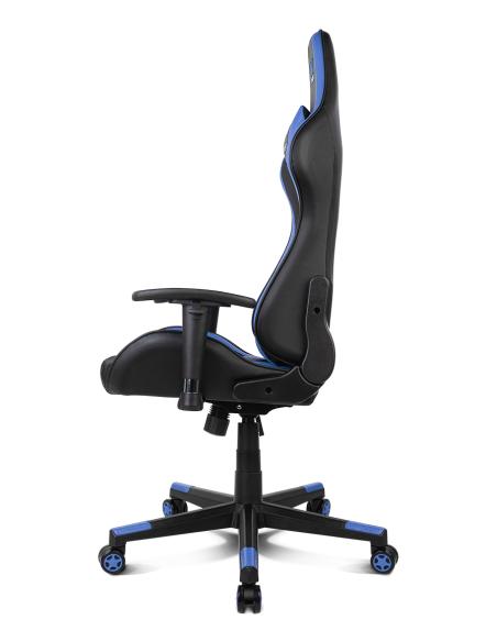DRIFT DR90V8BL silla para videojuegos Silla para videojuegos de PC Asiento acolchado Negro, Azul