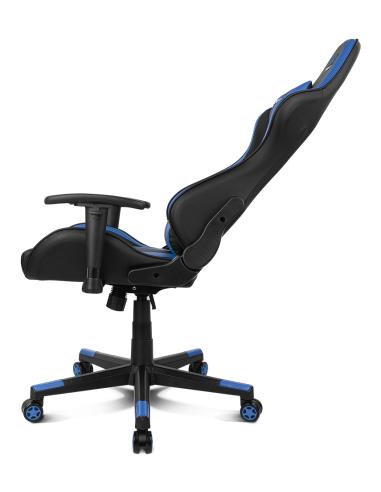 DRIFT DR90V8BL silla para videojuegos Silla para videojuegos de PC Asiento acolchado Negro, Azul