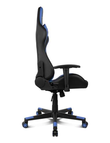 DRIFT DR90V8BL silla para videojuegos Silla para videojuegos de PC Asiento acolchado Negro, Azul