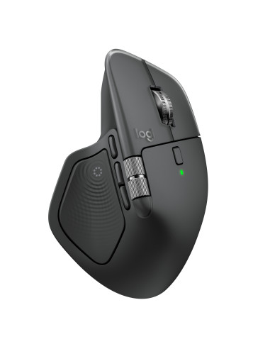 Logitech MX Master 4, ratón inalámbrico ergonómico con respuesta háptica avanzada, desplazamiento ultrarrápido, carga USB-C,