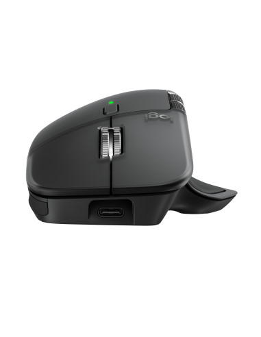 Logitech MX Master 4, ratón inalámbrico ergonómico con respuesta háptica avanzada, desplazamiento ultrarrápido, carga USB-C,