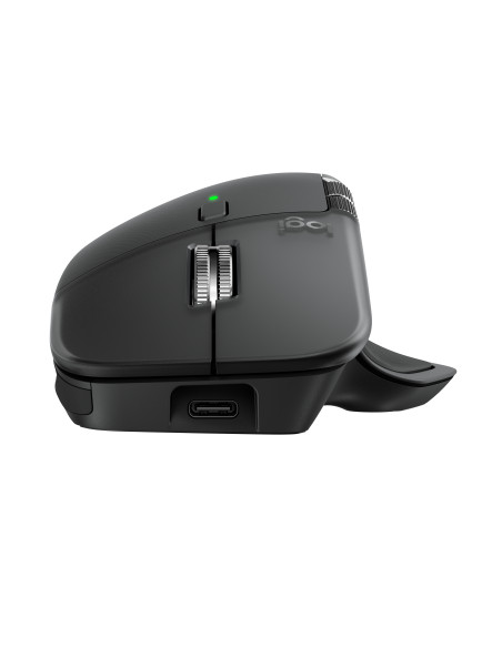 Logitech MX Master 4, ratón inalámbrico ergonómico con respuesta háptica avanzada, desplazamiento ultrarrápido, carga USB-C,