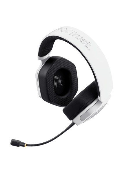 Trust GXT 493PS Carus Auriculares Inalámbrico y alámbrico Diadema Juego Bluetooth Blanco