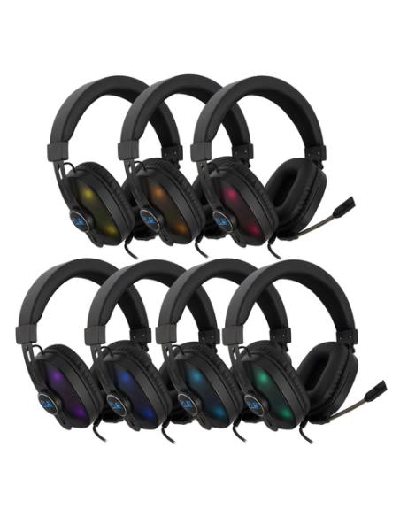 Ewent Play PL3321 Auriculares Alámbrico Diadema Juego Negro