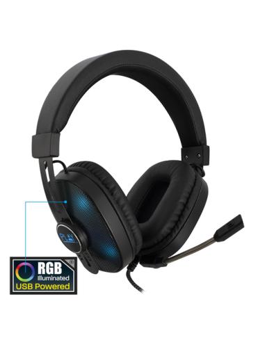 Ewent Play PL3321 Auriculares Alámbrico Diadema Juego Negro