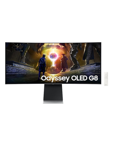Samsung LS34DG850SUXDU pantalla para PC 86,4 cm (34") 3440 x 1440 Pixeles OLED Plata