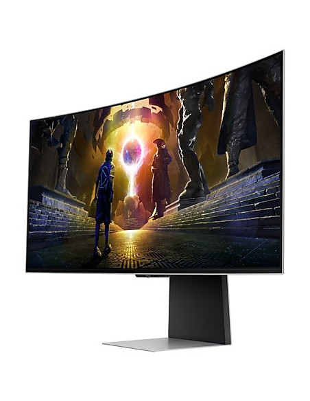 Samsung LS34DG850SUXDU pantalla para PC 86,4 cm (34") 3440 x 1440 Pixeles OLED Plata