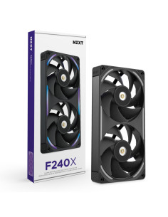NZXT F240X Carcasa del ordenador Ventilador 12 cm Negro 1 pieza(s) 2