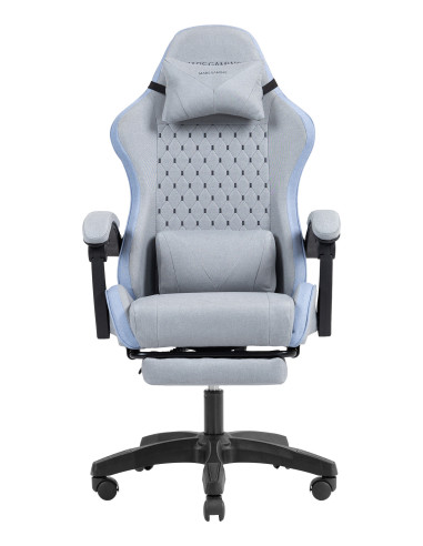 Mars Gaming MGCXFSBL silla para videojuegos Silla para videojuegos de PC Asiento acolchado Azul, Gris