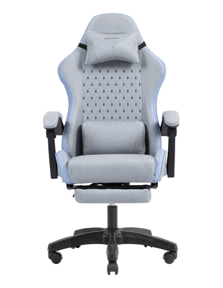 Mars Gaming MGCXFSBL silla para videojuegos Silla para videojuegos de PC Asiento acolchado Azul, Gris