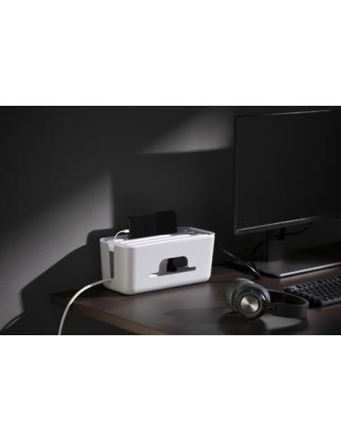 Ewent EW1569 organizador de cables Universal Caja de cables Blanco 1 pieza(s)