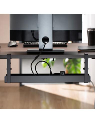 Ewent EW1548 organizador de cables Escritorio Bandeja de cables Negro 1 pieza(s)