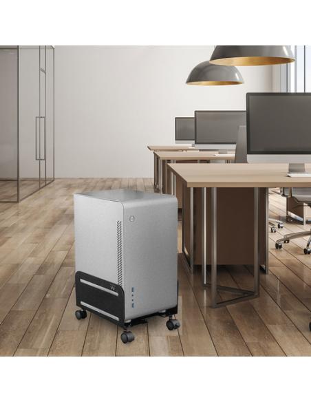 Ewent EW1291 soporte de CPU Carro para equipo informático Negro