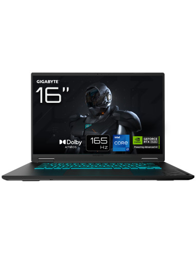 GIGABYTE Gaming A16 CVH Portátil - 16" 165Hz WUXGA, Intel Core i7-13620H, NVIDIA RTX 5060, 32GB DDR5 5200MHz, 1 x SSD Gen4 de