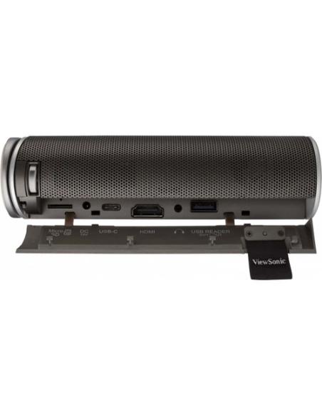 Viewsonic M1+ Proyector de corto alcance 125 lúmenes ANSI LED WVGA (854x480) 3D Plata