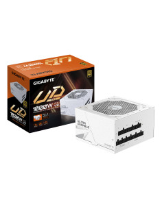 GIGABYTE UD1000GM PG5 V2 ICE Fuente de Alimentación – PCIe Gen 5.1, 80 PLUS Gold, Diseño completamente modular, Ventilador de