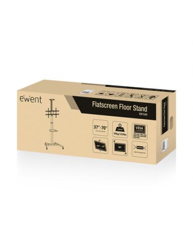 Ewent EW1540 soporte para pantalla de señalización 177,8 cm (70") Negro