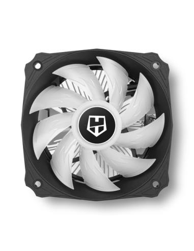 NOX Hummer H-123 RGB Procesador Enfriador 12 cm Negro 1 pieza(s)
