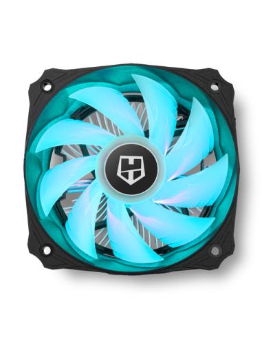NOX Hummer H-123 RGB Procesador Enfriador 12 cm Negro 1 pieza(s)