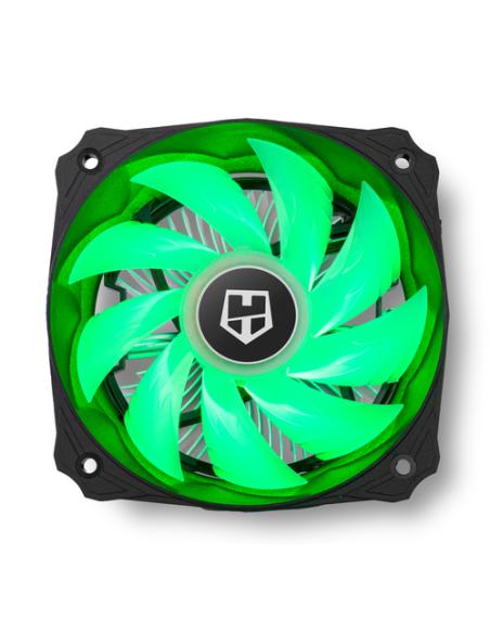 NOX Hummer H-123 RGB Procesador Enfriador 12 cm Negro 1 pieza(s)