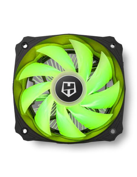 NOX Hummer H-123 RGB Procesador Enfriador 12 cm Negro 1 pieza(s)