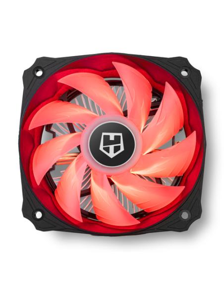 NOX Hummer H-123 RGB Procesador Enfriador 12 cm Negro 1 pieza(s)