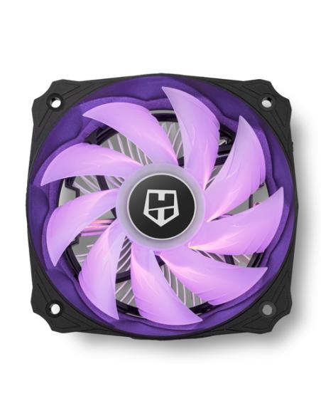 NOX Hummer H-123 RGB Procesador Enfriador 12 cm Negro 1 pieza(s)