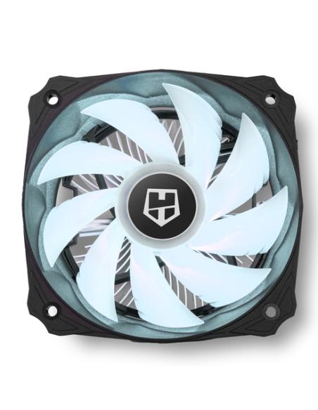 NOX Hummer H-123 RGB Procesador Enfriador 12 cm Negro 1 pieza(s)