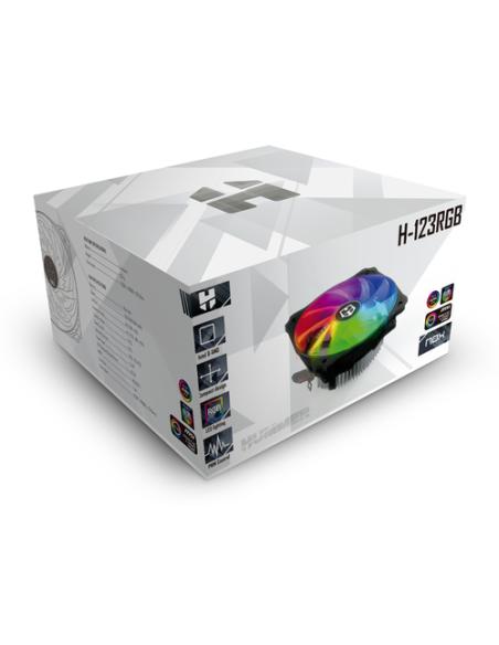 NOX Hummer H-123 RGB Procesador Enfriador 12 cm Negro 1 pieza(s)