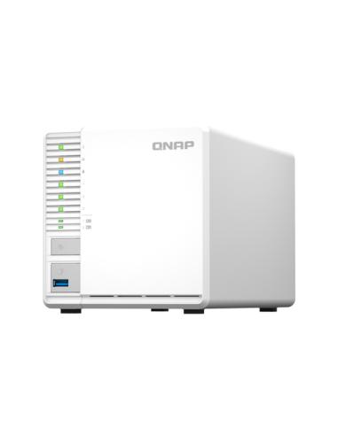 QNAP TS-364 NAS Torre Intel® Celeron® N5095 8 GB DDR4 0 TB QNAP Turbo System Blanco