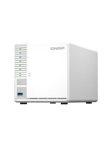 QNAP TS-364 NAS Torre Intel® Celeron® N5095 8 GB DDR4 0 TB QNAP Turbo System Blanco