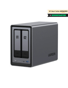 Ugreen NASync DXP2800 NAS System 2-Bay Compacto Intel® N N100 8 GB DDR5 0 TB UGOS Pro Negro