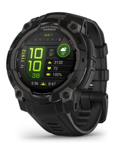 Garmin Instinct 3 AMOLED 3,05 cm (1.2") 45 mm Digital 390 x 390 Pixeles Pantalla táctil Negro GPS (satélite)