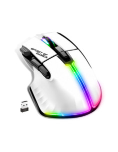 Spirit of Gamer PRO M5 ARTIC WIRELESS ratón Juego mano derecha RF Wireless + Bluetooth + USB Type-C Óptico 8000 DPI 2