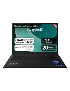 LG Gram 17ZD90T-G.AX88B ordenador portatil Intel Core Ultra 7 255H Portátil 43,2 cm (17") WQXGA 32 GB LPDDR5x-SDRAM 1 TB SSD
