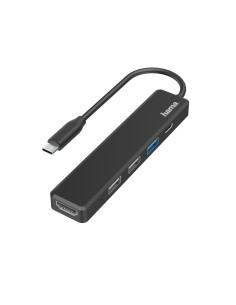 Hama 00200117 base para portátil y replicador de puertos USB 2.0 Negro