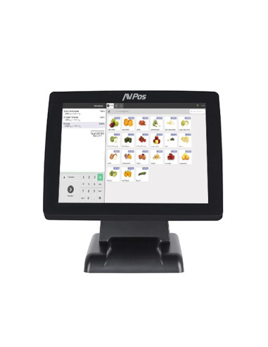 AVPos AVP-K3000B-I5-8128 Terminal Punto Venta (TPV) 38,1 cm (15") 1024 x 768 Pixeles Pantalla táctil
