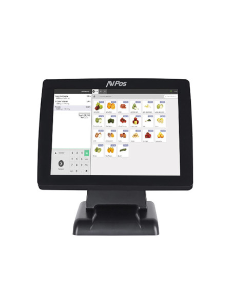 AVPos AVP-K3000B-I5-8128 Terminal Punto Venta (TPV) 38,1 cm (15") 1024 x 768 Pixeles Pantalla táctil