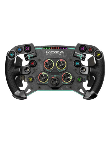 Moza Racing RS056 mando y volante Negro