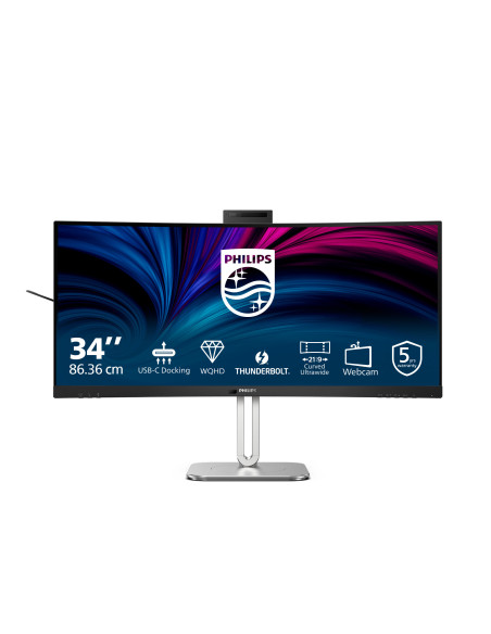 Philips 6000 series 34B2U6603CH 00 pantalla para PC 86,4 cm (34") 3440 x 1440 Pixeles Wide Quad HD LCD Gris