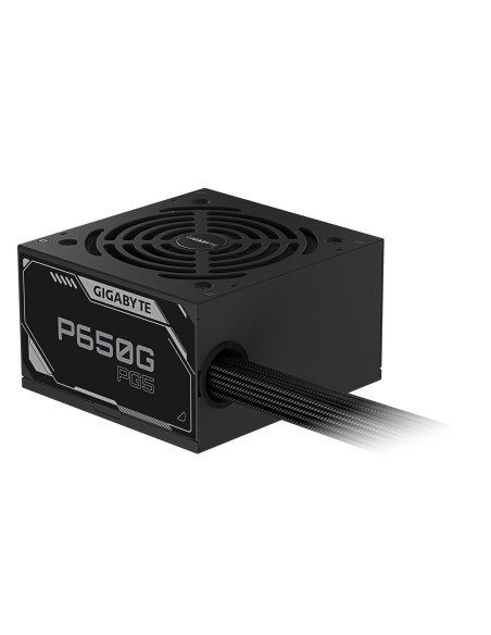 GIGABYTE P650G PCIE 5.1 Fuente de alimentación – PCIe 5.1, 80 PLUS Silver, ventilador de 120mm, compatible con ATX 3.1, enchufe